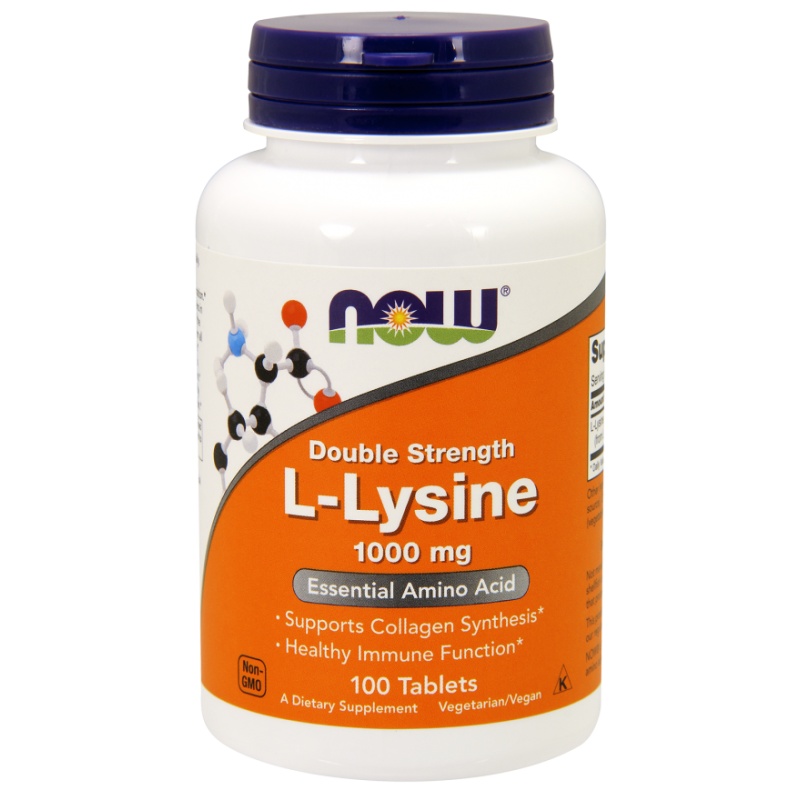 NOW FOODS LLysine 1000mg 100VTabs iFit